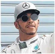  ??  ?? Lewis Hamilton will start first on the grid.