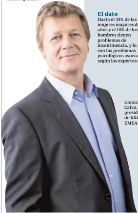 ??  ?? Gonzalo Calvo, presidente de K&C EMEA