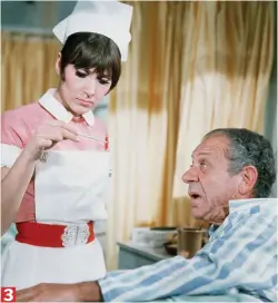  ?? ?? 3
Health service: Miss Harris as nurse with patient Sid James