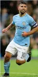  ??  ?? RECORD: Manchester City’s Sergio Aguero