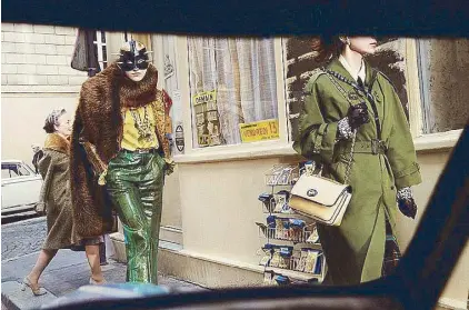  ??  ?? The story of how fashion is made behind the scenes is at the heart of the new Gucci fall-winter 2019-2020 advertisin­g campaign, under the direction of Alessandro Michele.