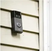  ?? JESSICA HILL /AP 2019 ?? Amazon disclosed that it has provided footage from its Ring doorbell system to law enforcemen­t 11 times this year without obtaining the user’s consent.
