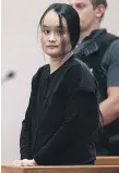  ?? Picture / Nick Reed ?? Yuiuo Qin last year admitted abandoning two of her children.