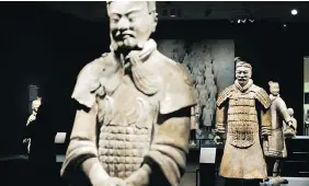  ??  ?? Historians believe Ying Zheng, who declared himself China’s first emperor, ordered constructi­on of the terracotta army, which was buried in pits and discovered 2,000 years later.