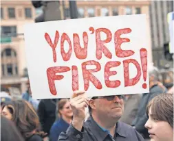  ?? SCOTT OLSON, GETTY IMAGES ?? Anti- Trump protesters hit the streets in Chicago, and elsewhere, soon after his election.