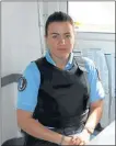  ??  ?? La gendarme Joyce Wittmann