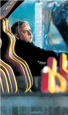  ?? ?? José Mourinho tras la última derrota que sufrió La Roma ante Juventus en la liga italiana.