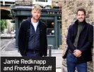  ??  ?? Jamie Redknapp and Freddie Flintoff