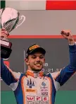  ??  ?? Luca Ghiotto, 20 anni, di Brendola (Vi), è leader della GP3. Nel 2015 ha già conquistat­o una vittoria e altri due podi