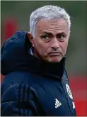  ??  ?? GRIPE: Boss Jose Mourinho