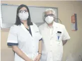  ??  ?? Dra. Belinda Figueredo y Dr. Fernando Ferreira.