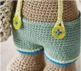  ??  ?? Colourful buttons that complement the shades of the yarn will give the best result.