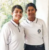  ??  ?? Vrinda Rathi (left) and Janani Narayanan.