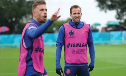  ??  ?? Harry Kane has said discussion­s about his future will not affect his performanc­es for England. Photograph: Eddie Keogh/The FA/Getty Images