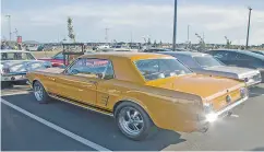  ??  ?? A variety of cars from the Canterbury Mustang Club in Christchur­ch, New Zealand.