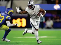  ?? GARY A. VASQUEZ/USA TODAY SPORTS ?? Raiders running back Josh Jacobs