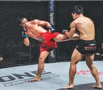  ??  ?? FILIPINO MMA fighter Honorio “The Rock” Banario will now take on Jaroslav Jartim of the Czech Republic at ONE Championsh­ip’s “Kings of Destiny” event on Friday at the Mall of Asia Arena.