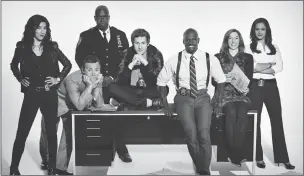  ??  ?? The cast of “Brooklyn Nine-Nine”