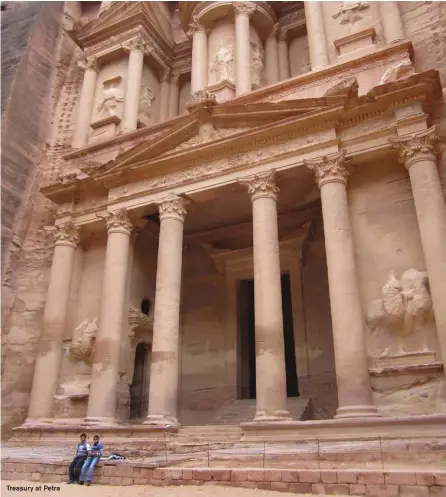  ??  ?? Treasury at Petra