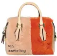  ??  ?? Mini bowler bag