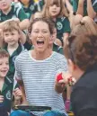  ??  ?? Sam Stosur meets young fans.