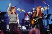  ?? JULIE JACOBSON/AP ?? Naomi Judd (left) and Wynonna Judd, of The Judds, perform at the “Girls’ Night Out: Superstar Women of Country,” in Las Vegas on April 4, 2011.