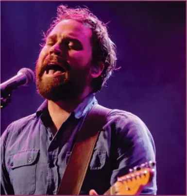  ??  ?? There were tributes to Frightened Rabbit’s Scott Hutchison, main picture. Left, Lewis Capaldi and below, left, Tom Grennan