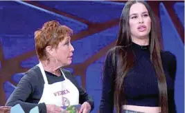  ?? ?? Verónica Forqué y su hija María en Masterchef