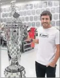  ??  ?? Alonso con el Borg Warner.