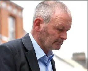  ??  ?? Michael Ferris pictured at Tralee Courthouse at the outset of the trial in 2017.