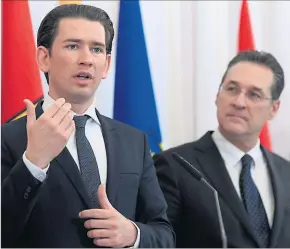  ?? [ APA ] ?? Kanzler Kurz und Vizekanzle­r Strache setzen die Sozialvers­icherungsr­eform durch.