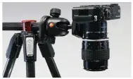  ??  ?? Fuji Xpro1on Manfrotto tripod with Nikon 105 mm macro lens