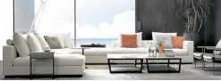  ??  ?? Sectional sofa allows you to frequently rearrange your space.