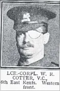  ??  ?? William Cotter was awarded the Victoria Cross
