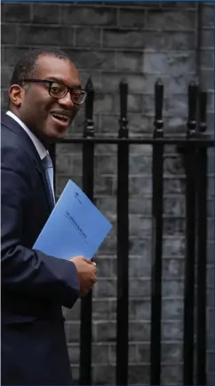  ?? Picture: Getty Images ?? Chancellor Kwasi Kwarteng ahead of his mini-Budget statement on Friday