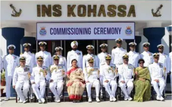  ??  ?? Naval Air Station (NAS) Shibpur was commission­ed as INS Kohassa by Admiral Sunil Lanba, Chairman COSC and Chief of the Naval Staff on January 24, 2019. The ceremony was attended by many dignitarie­s and senior officials including VAdm Bimal Verma, AVSM, ADC Commander-in-Chief, Andaman and Nicobar Command.