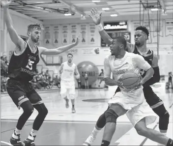  ?? ACADIA ATHLETICS ?? The Acadia Axemen had a 105-79 win over Cape Breton to end the season on a high note. The Axemen will open the AUS Championsh­ip weekend at Scotiabank Centre in Halifax on March 2.