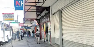  ?? / HORACIO CHÁVEZ ?? Gran cantidad de comercios cerraron en la avenida Niños Héroes