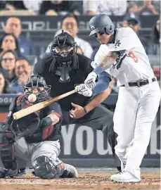  ?? /GETTY IMAGES ?? Manny Machado jugó la Serie Mundial de 2018 con los Dodgers de Los Ángeles.