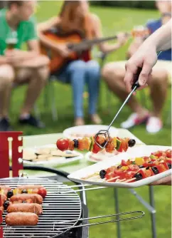  ??  ?? Cooking outdoors Barbecues have become so popular in the UK