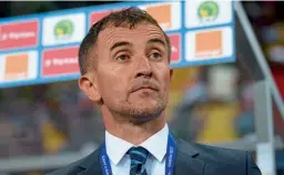  ??  ?? Tough task… can Sredojevic help turn around Zambia’s fortunes?