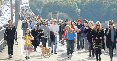  ??  ?? The decision signals a victory for green campaigner­s pictured here during a protest in 2015.