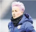  ?? GETTY ?? Megan Rapinoe is one of several female soccer stars who speak out against U.S. Soccer’s handling of abuse claims.