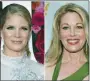  ?? AP PHOTO ?? This combinatio­n photo shows Broadway actresses Kelli O’Hara at the Tony Awards in New York in 2018, left, and Marin Mazzie at the Drama Desk Awards in New York in 2012.