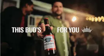  ?? Budweiser via Associated Press ?? With three minutes of national airtime, Anheuser-Busch remains the biggest Super Bowl advertiser this year, although it gave up its deal to be the exclusive alcohol advertiser.