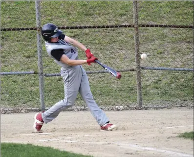  ?? ?? File photo by Ernest A. Brown
Ben DiChiaro and the Burrillvil­le baseball team remained in first place in Division II after thumping Tolman Friday at McConnon Field. The teams meet again Monday at Eccleston Field.