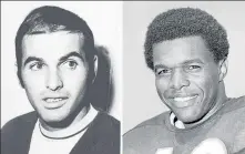  ?? ASSOCIATED PRESS ?? Brian Piccolo, left, and Gale Sayers