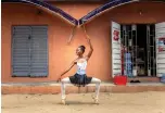  ??  ?? A student of the Leap of Dance Academy, Olamide Olawale, performs a dance routine.