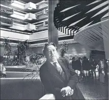  ?? LANNA SWINDLER / AJC STAFF 1980 ?? Portman’s radical Hyatt Regency Atlanta lured tourists as well as locals to marvel at its soaring atrium.