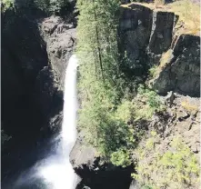  ?? TIMES COLONIST FILE ?? The body of a Dutch tourist was recovered under the water above Elk Falls on Thursday.